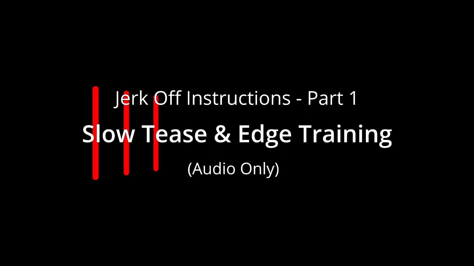 JOI - Part 1 - Slow Tease and Edge Training - วิดีโอโดย DevilPup75_ โมเดลแคม
