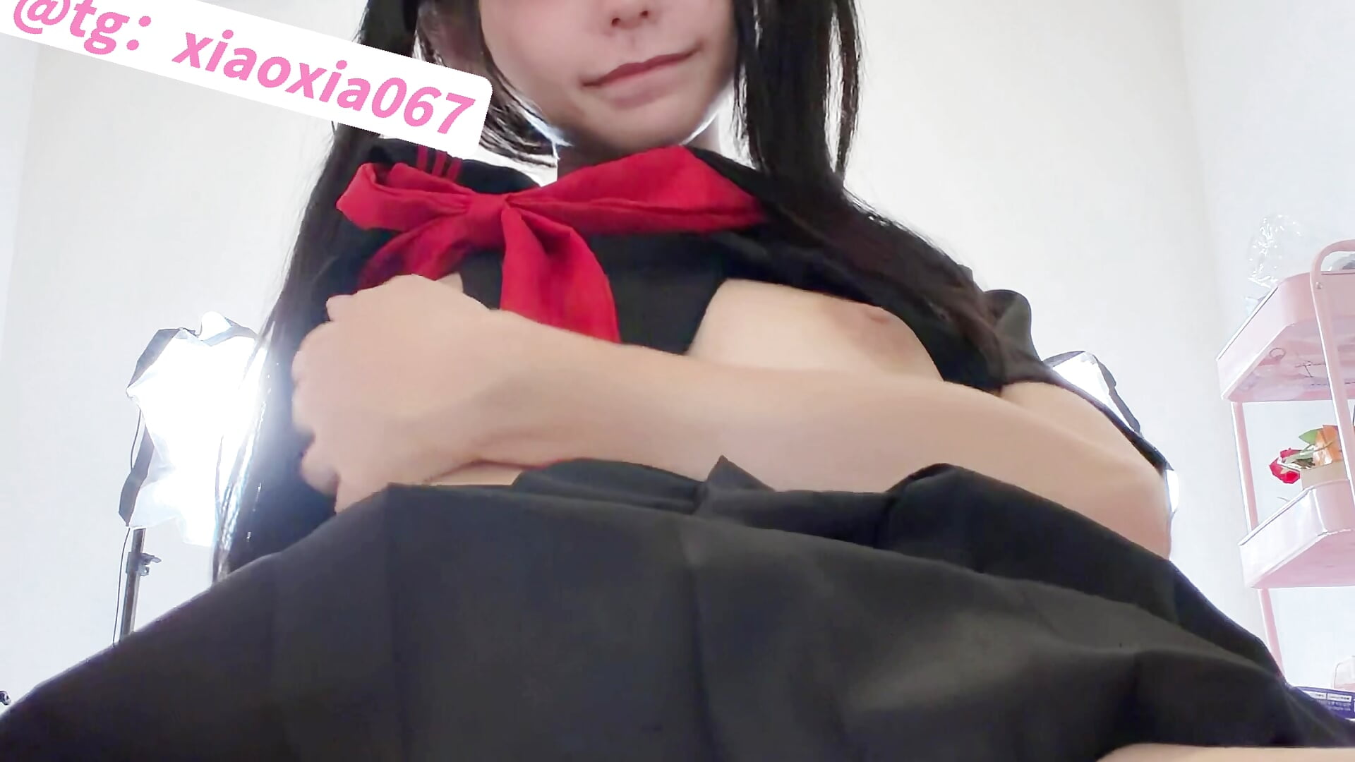 V双马尾jk制服超涩视角