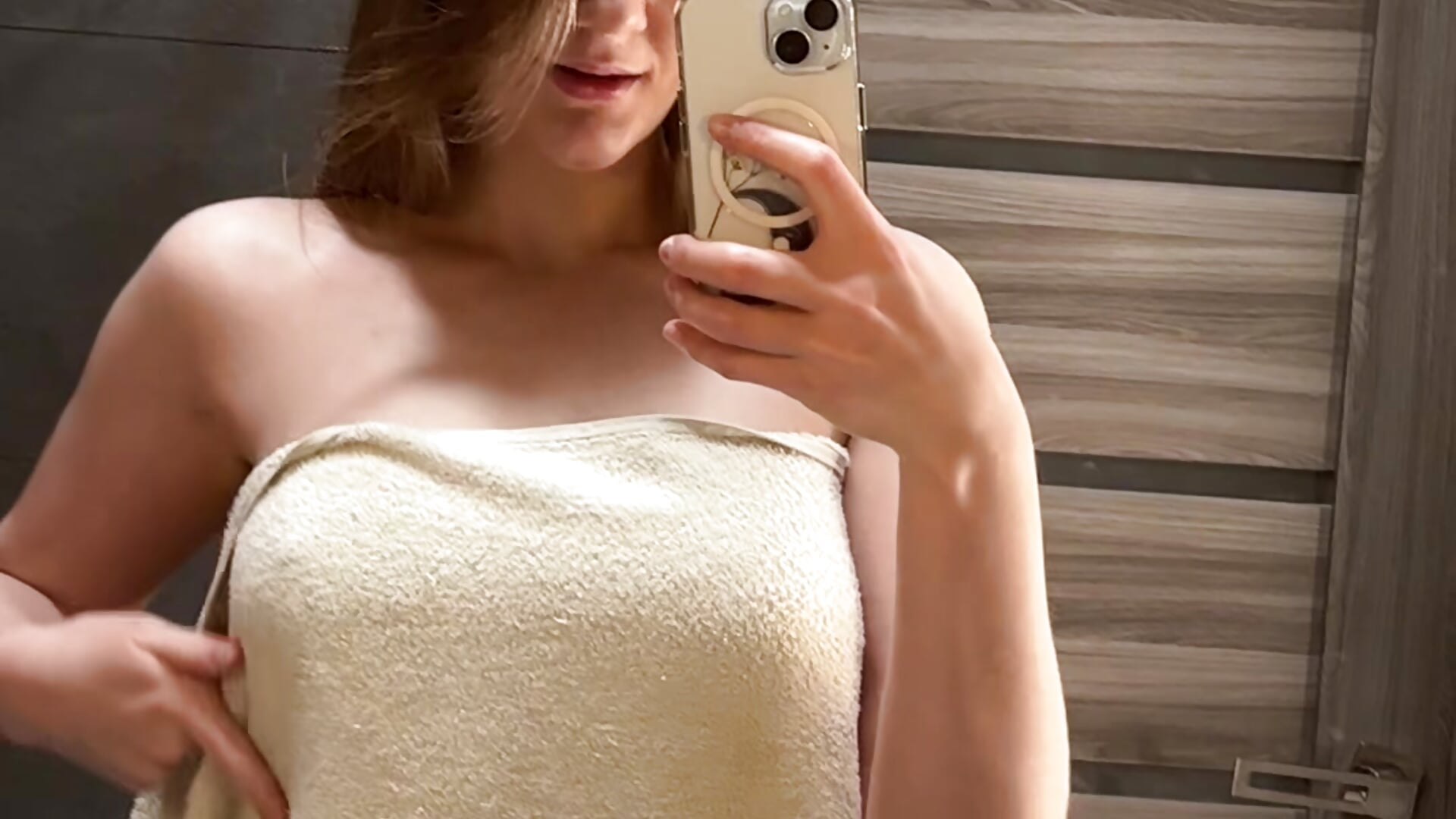 Teasing you in shower