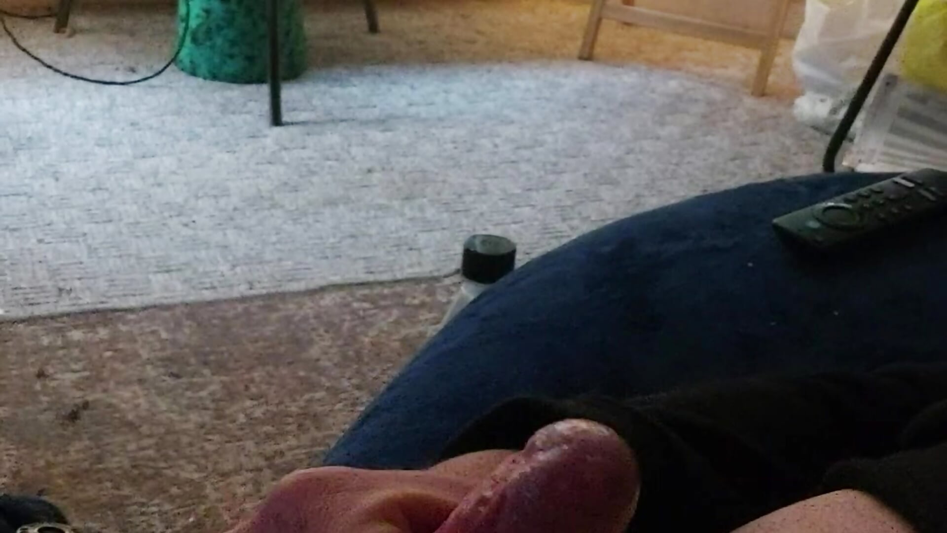 Jerking cock