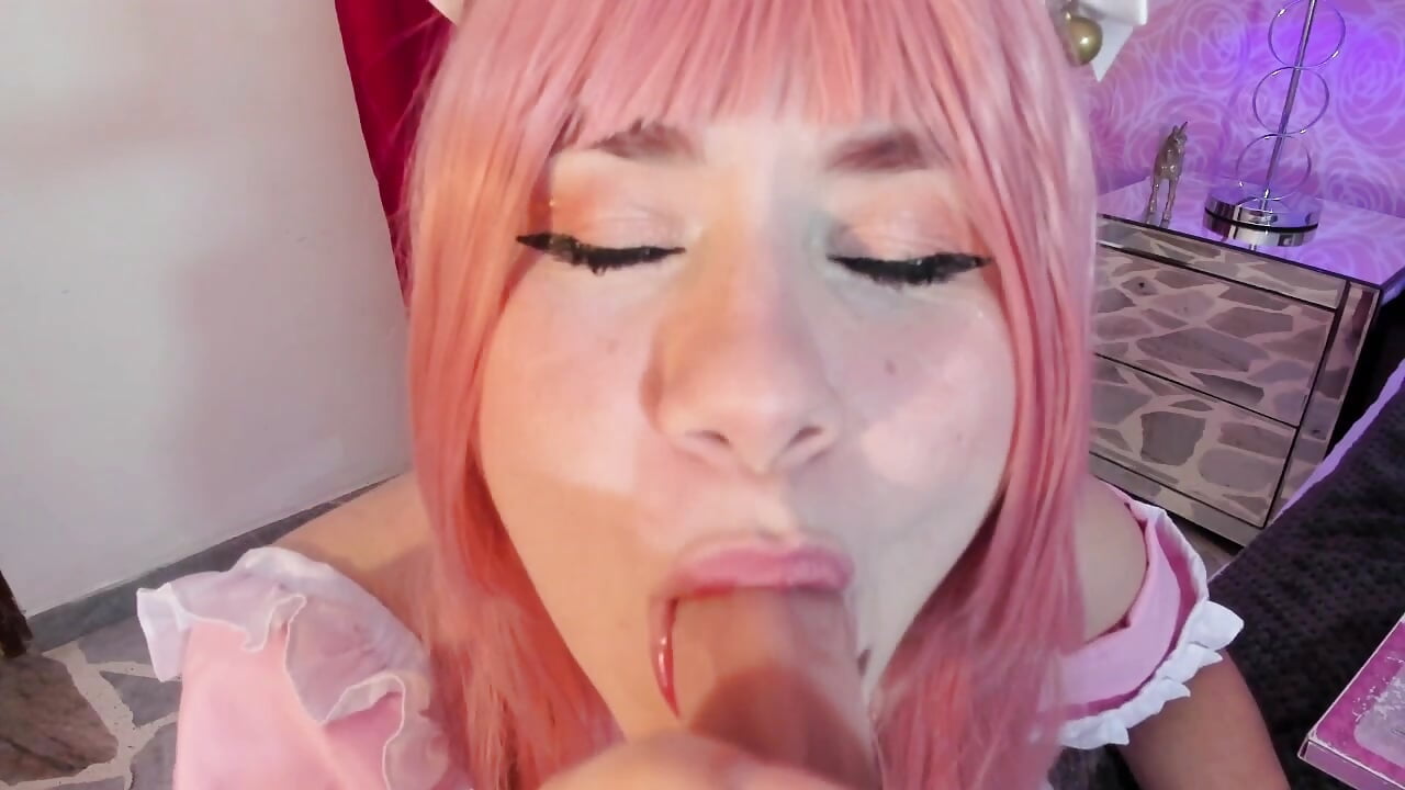 BLOWJOB👅a lot of saliva - video by harimoon1 cam model