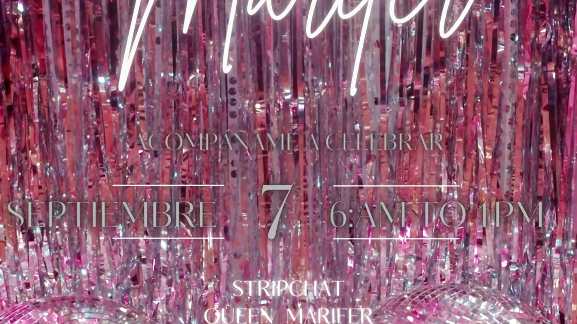 happy bithday sunday - video by queen_marifer cam model