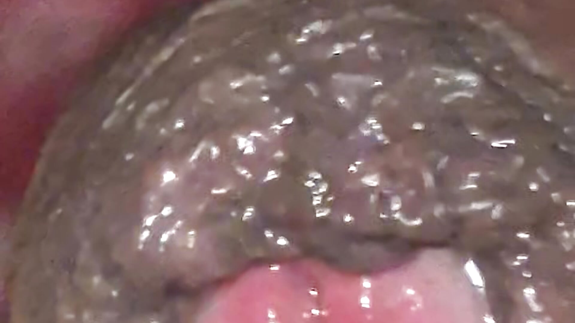 Very close cam cum shot on bed in blanket