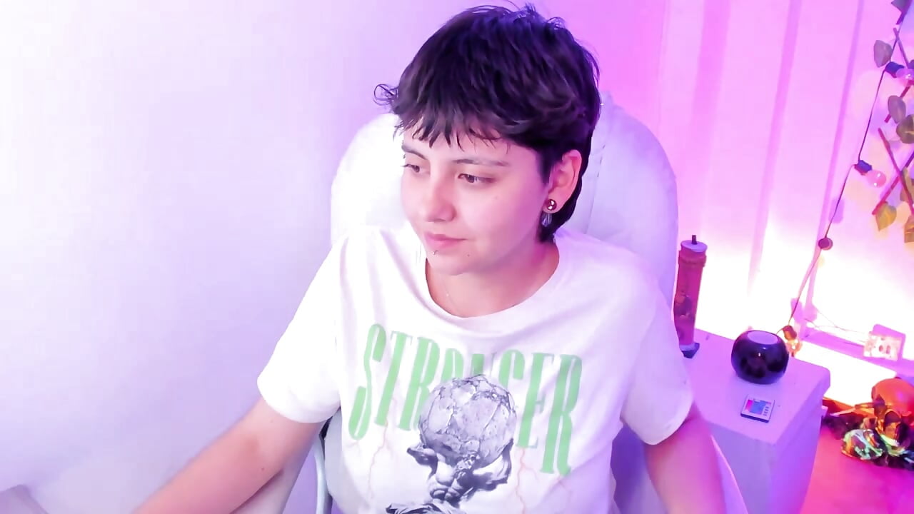 Beautiful cherry flavor tits are out - video by Nathaly_ds cam model