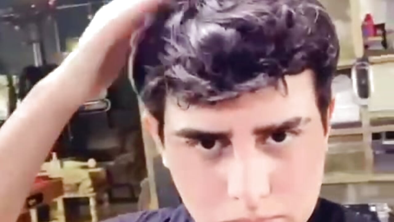 My hair - video by Thiagoforyou cam model