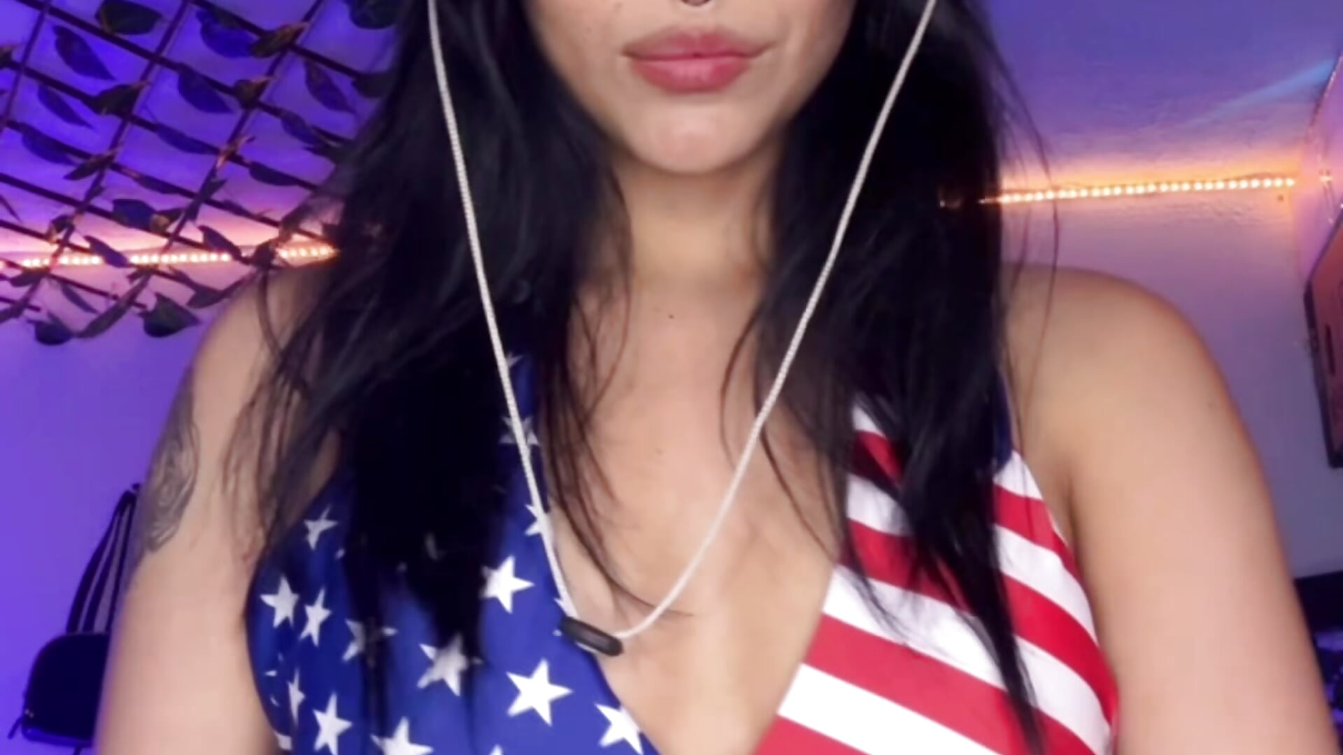 July 4 change of look ! 🇺🇸💙🖤 - blue_kitten主播的视频