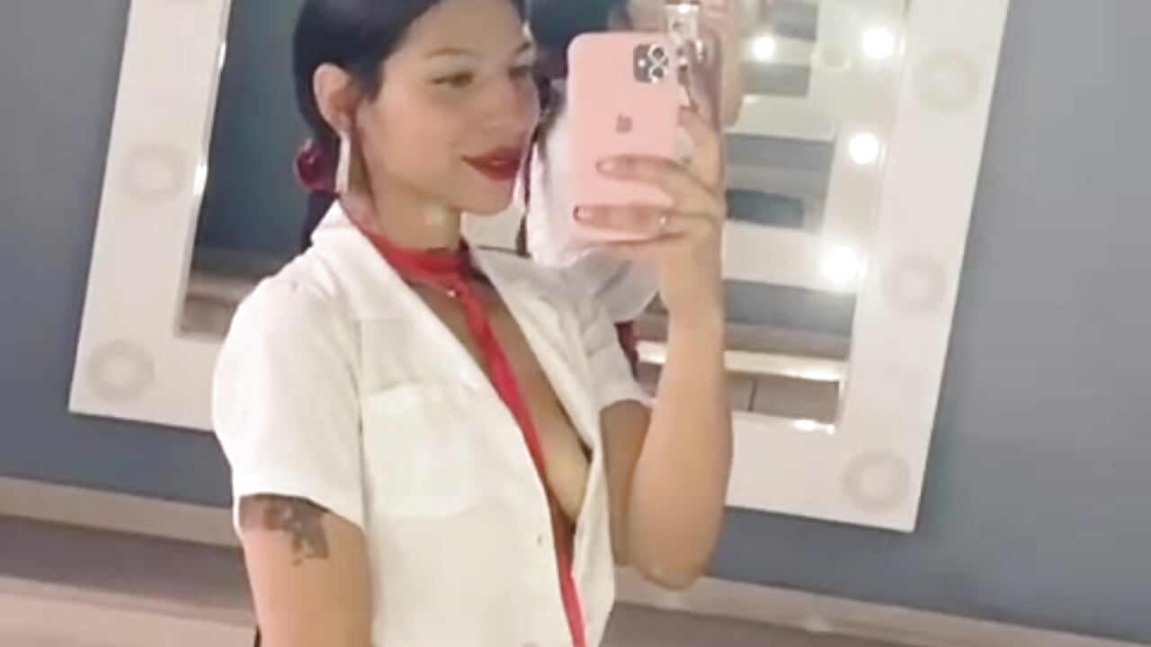 Reflections of a little mischief 😏📚… ready for class today? - video by Maia_520 cam model