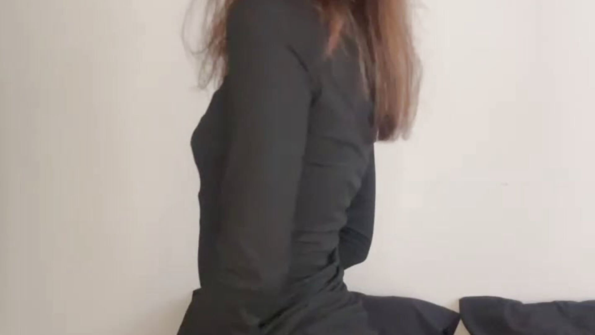 Sexy black underwear - video by sladkoezzzka cam model