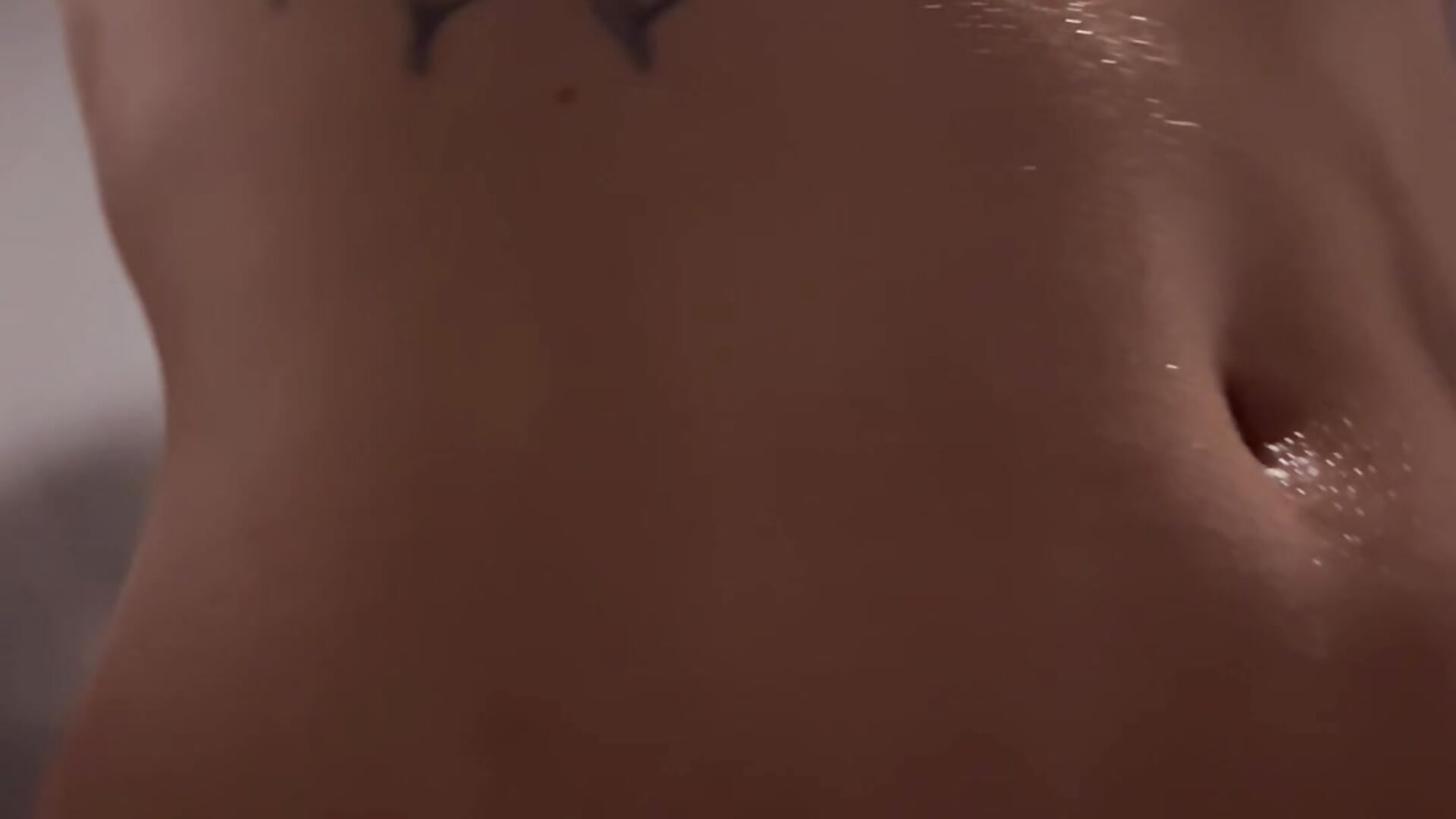 Oil on my naked body