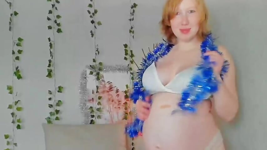 Previous pregnancy - big belly- memory – video modela na kameri Tata_foxy_x