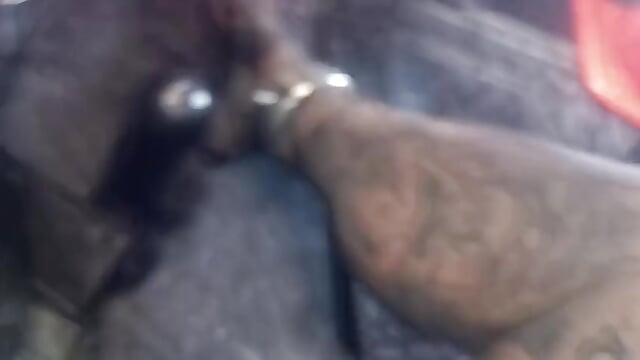 new tattoo. object will soon be tattooed entirely in black - video by object857 cam model