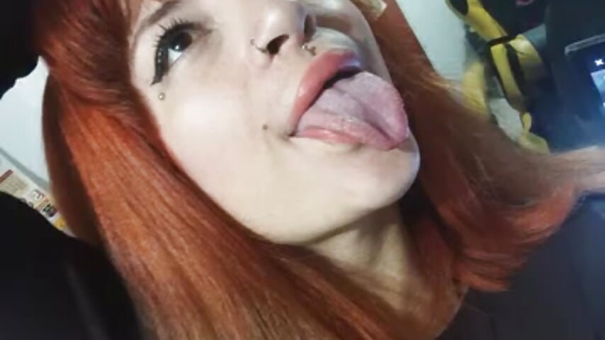 Lengua juguetona - Playful tongue - Video von _Alaskamisa Cam-Model