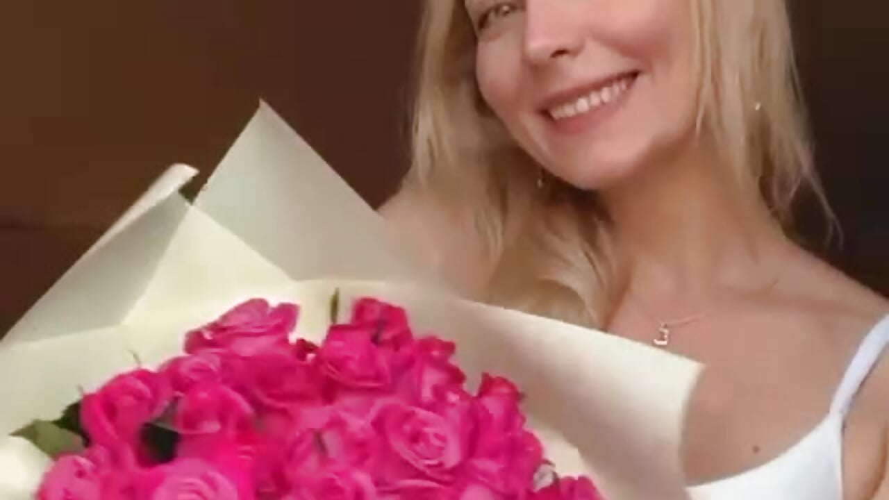 When the flowers match the mood 🌸 - video by Ava_Elior cam model