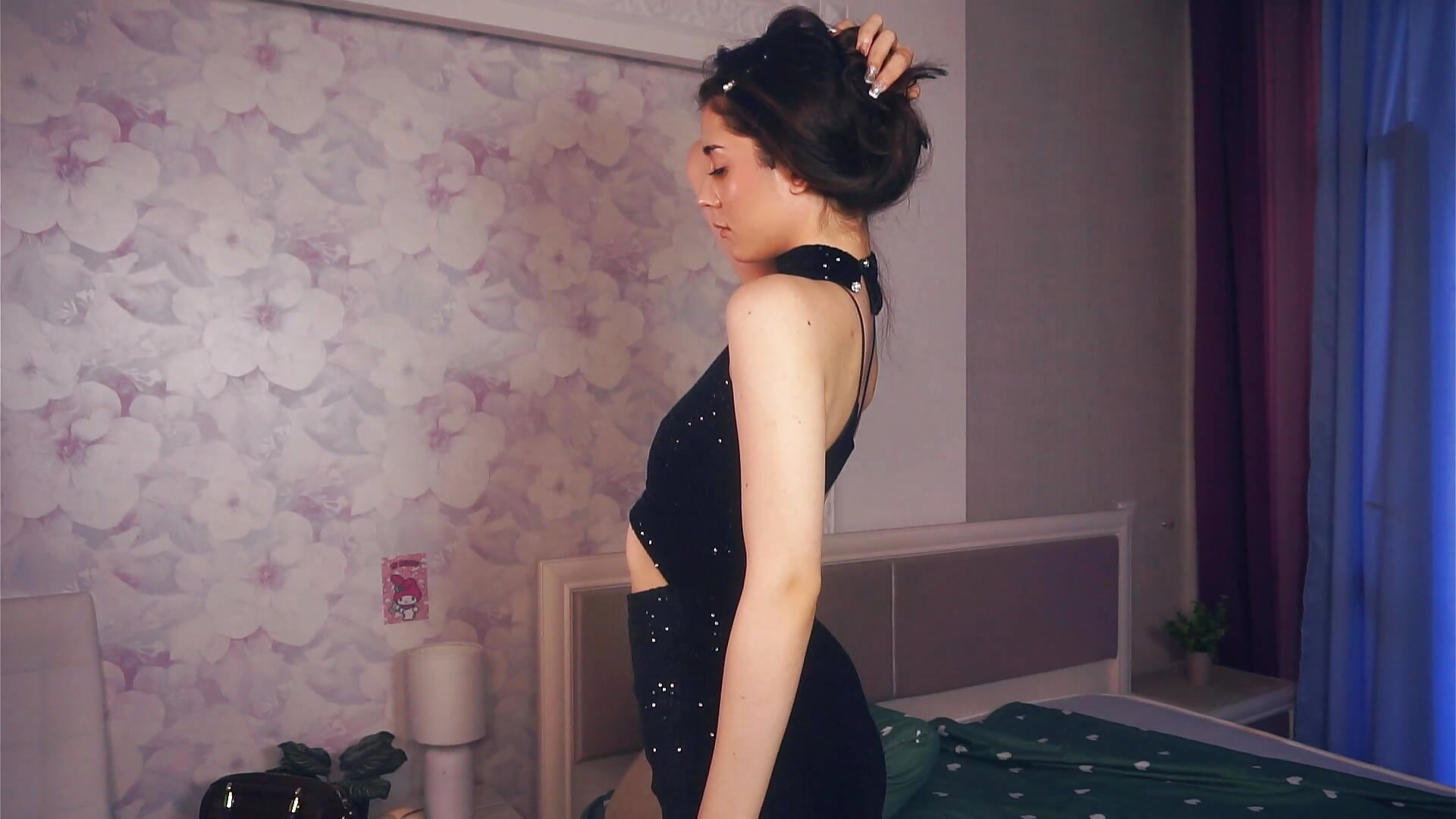 Sexy black dress