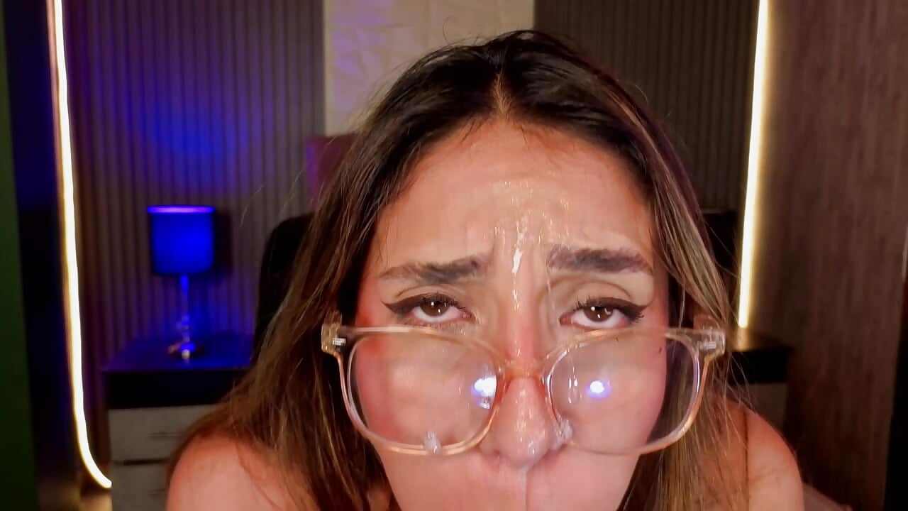 Messy blow job