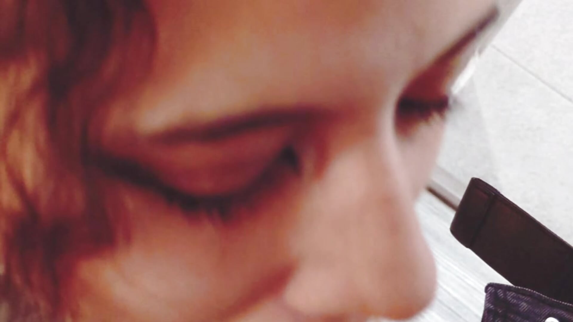 Cute girl with pigtails sucks cock
