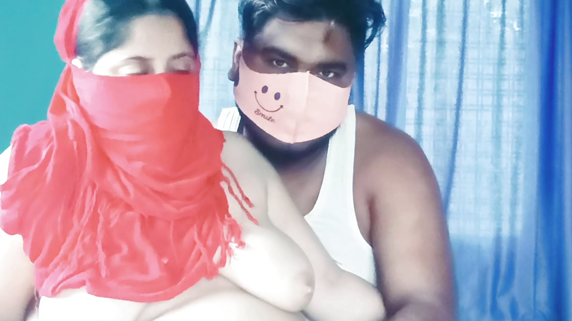Red Scarf Girl Hardcore Fucking With Cum In Her Pussy