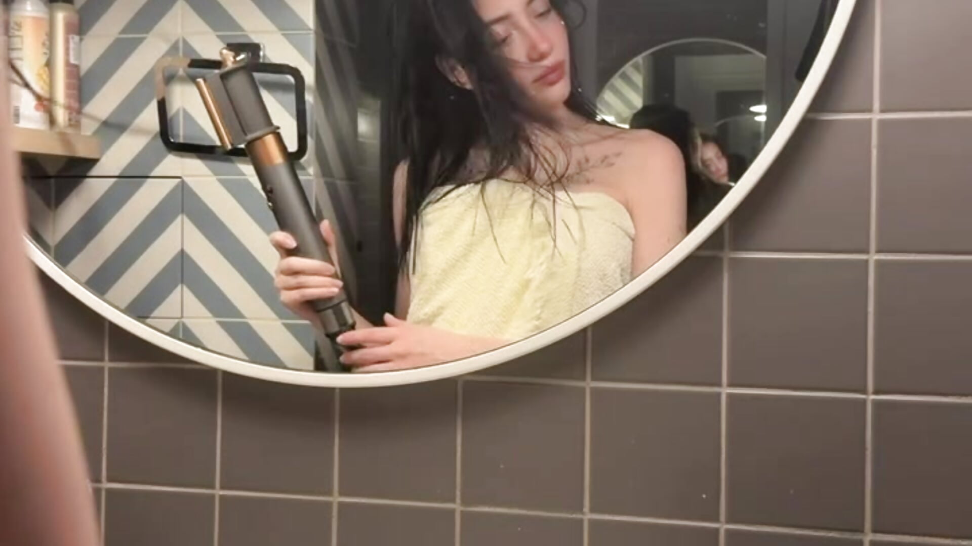After shower