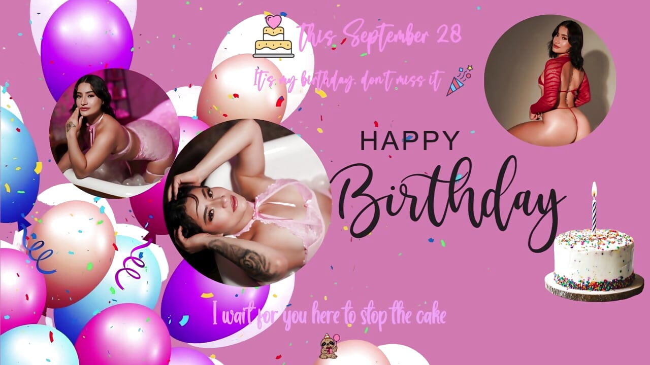 My birthday 28 COME LOVE - vídeo de Saskia_litt modelo de câmara