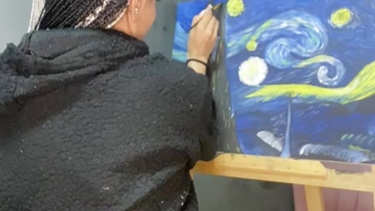 I dream my painting and then I paint my dream 💕 - video by Cleo-smith cam model