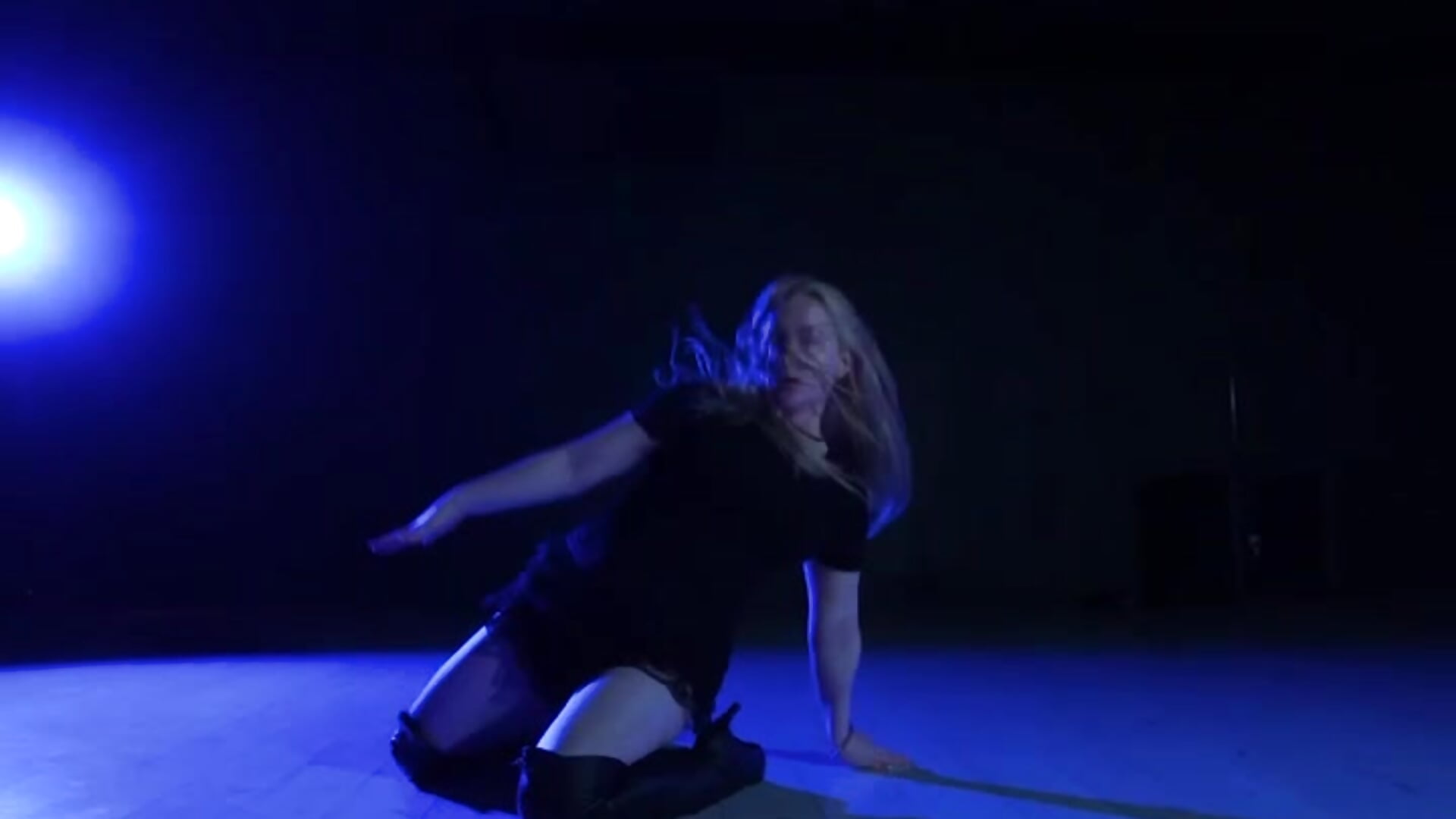 dance in blue