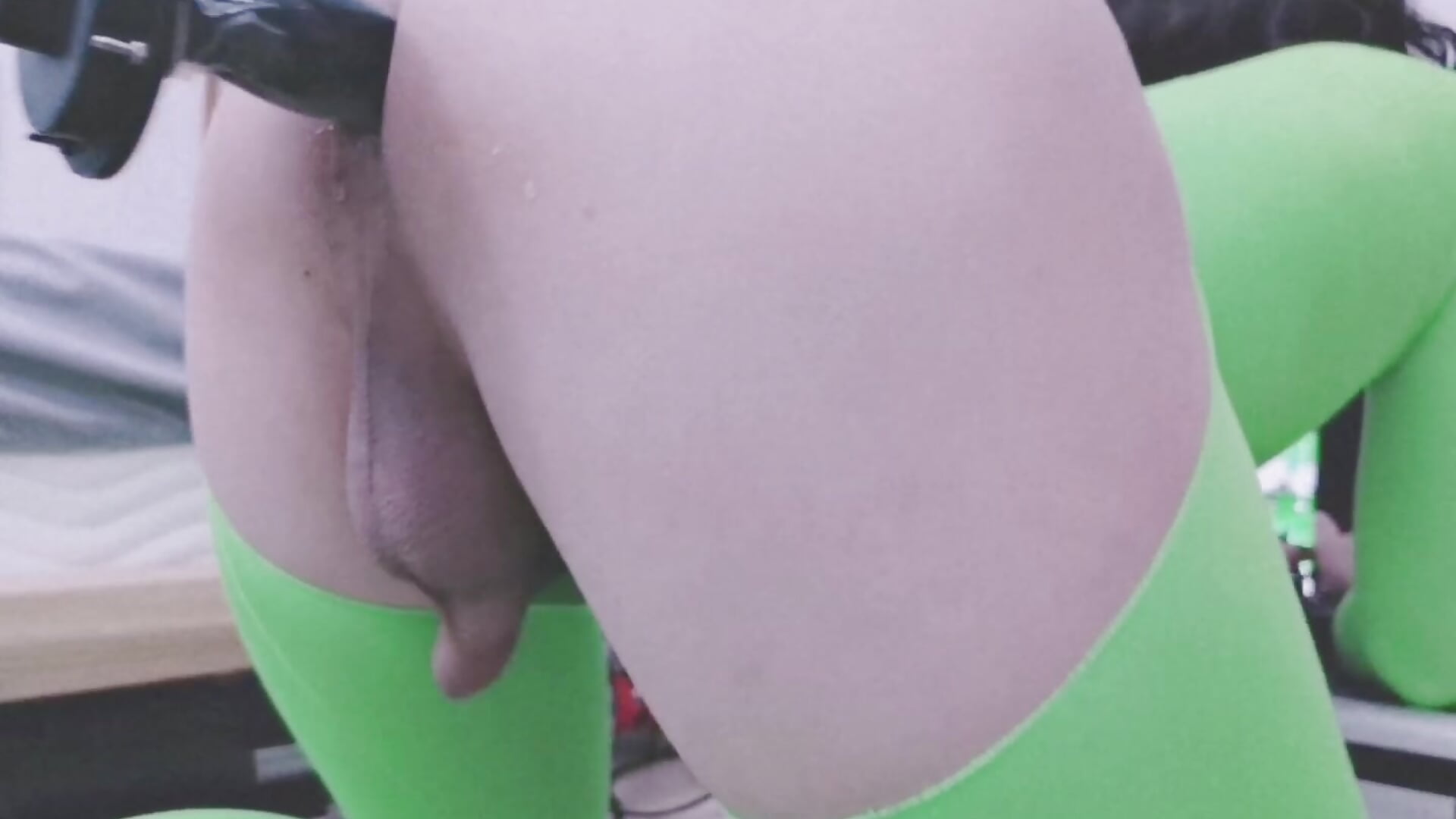 Ejaculating from both the anus and the penis