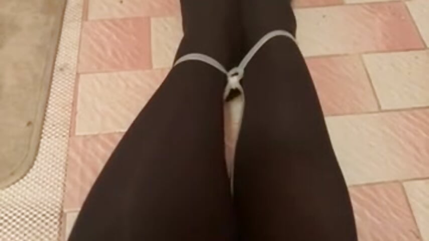 Pantyhose and zipties 🤓 – video modela na kameri NylonBound