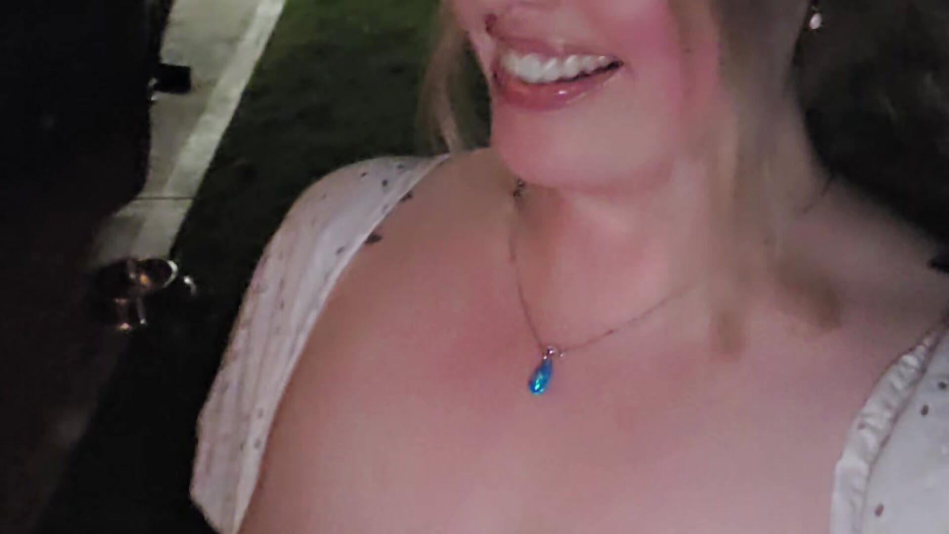 Letting a stranger touch my boob 🫢