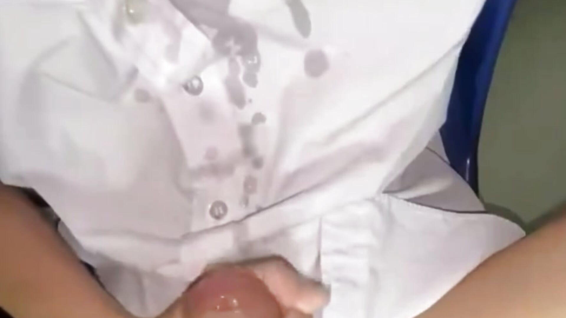 Uniform with cum – video af abj_wet cam-model