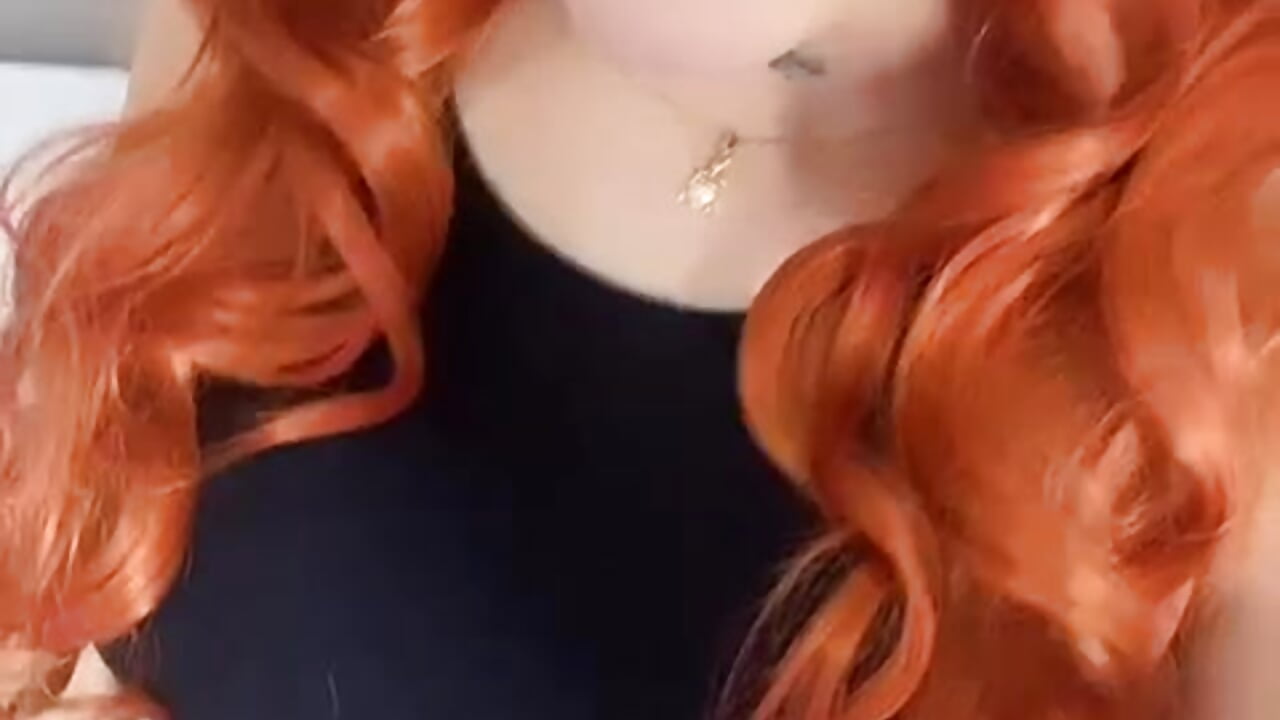 cute girl red hair 🧡 - video by melody_blossom_ cam model