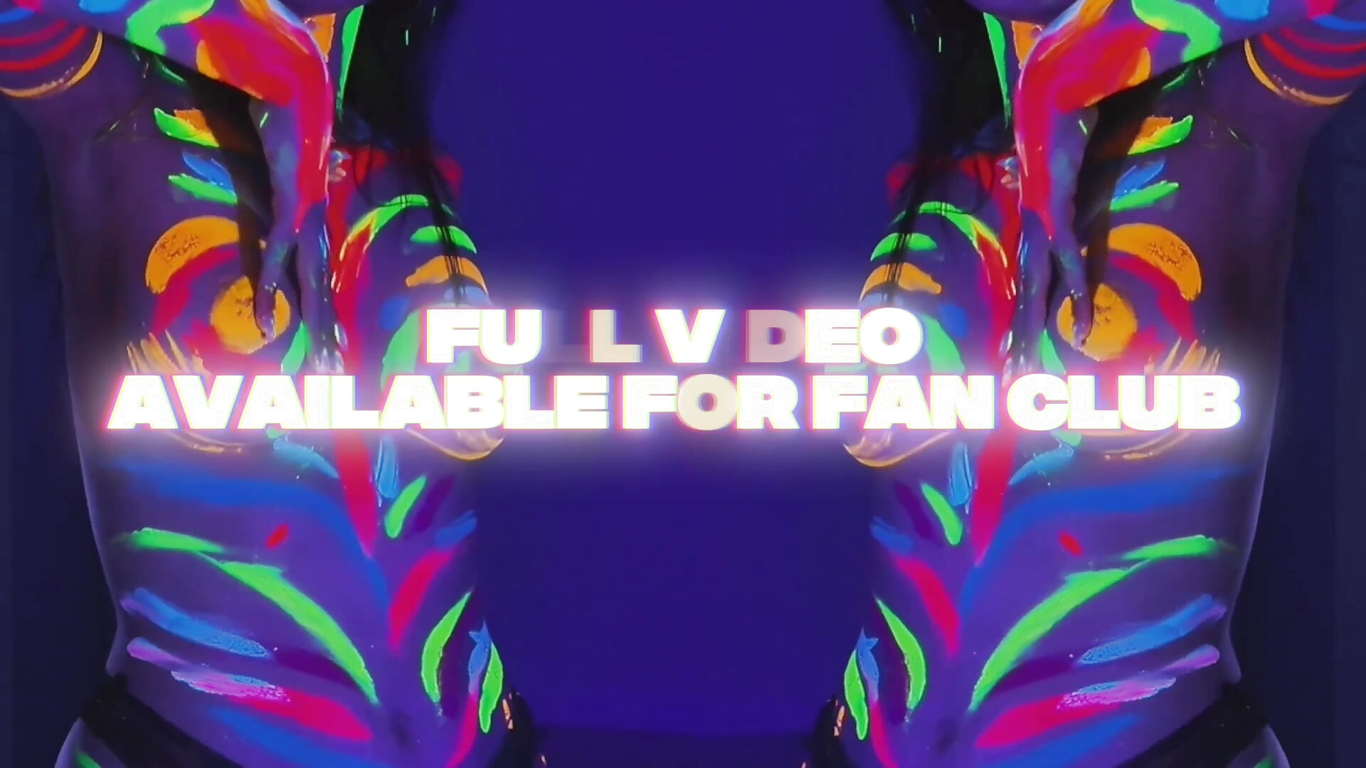 Teaser|Neon Body-Art - video by ms_jane cam model