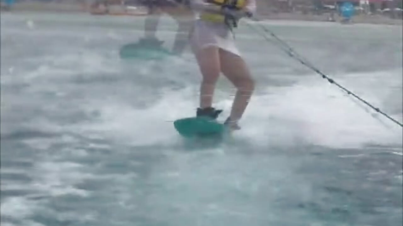 Water skiing on my vacation - video by ProfeBetsa cam model