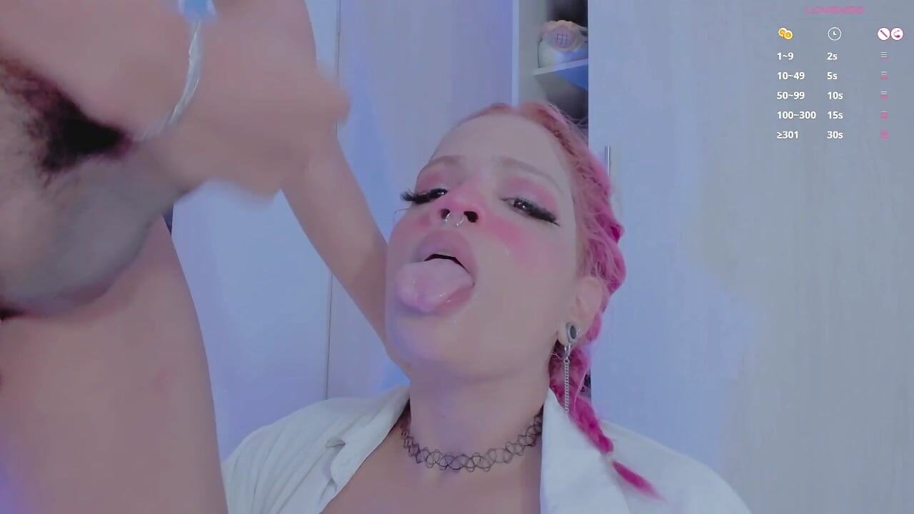 a lot of cum on the face