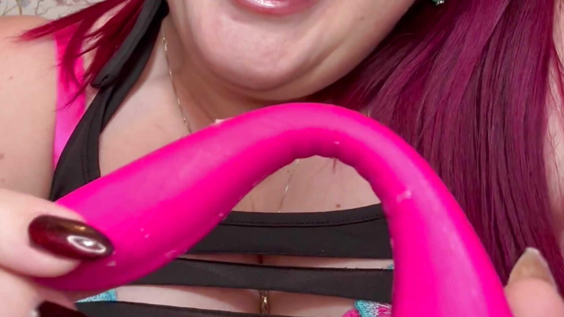 The aftermath of my dolce and me after the first time wearing it on live stream! Inc lil strip tease - video by Lacey-BBW cam model