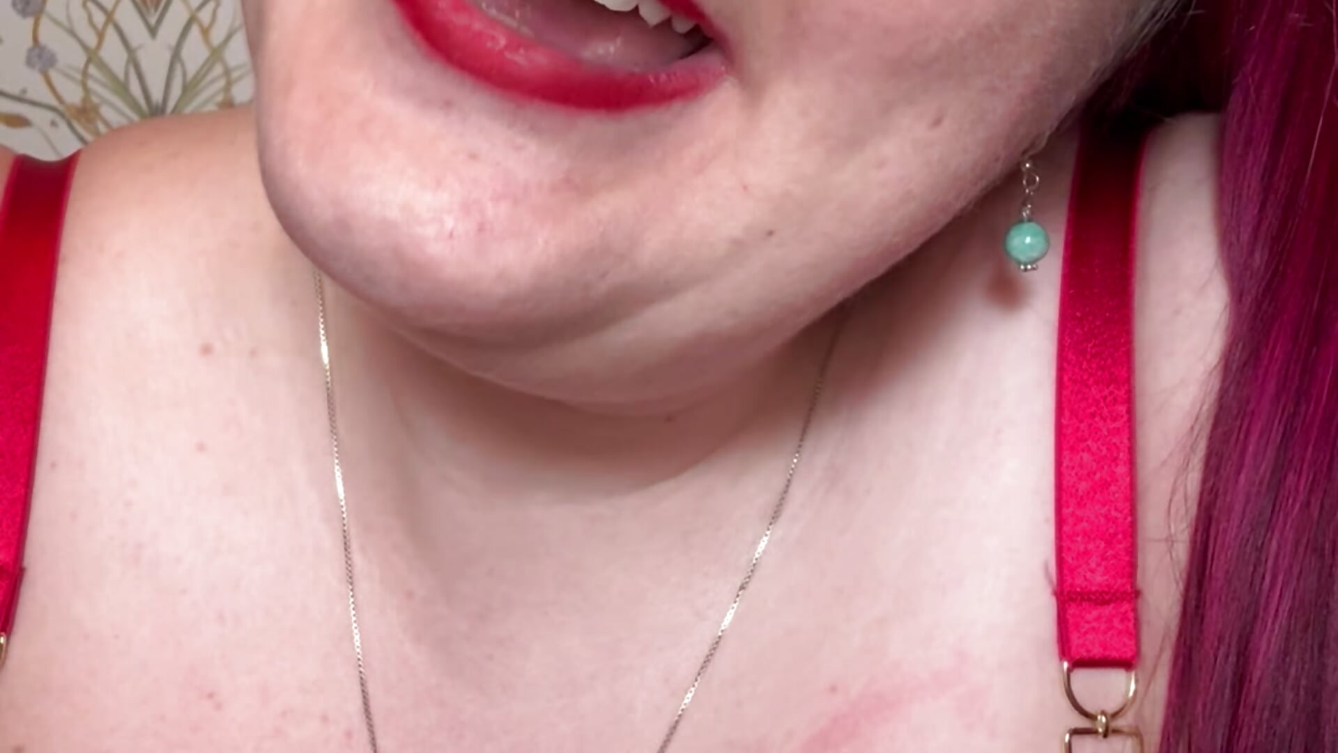 Watch me remove my wet panties and toy after a night of vibing on 16th Sept 2025 - Red Bra & panties - video by Lacey-BBW cam model