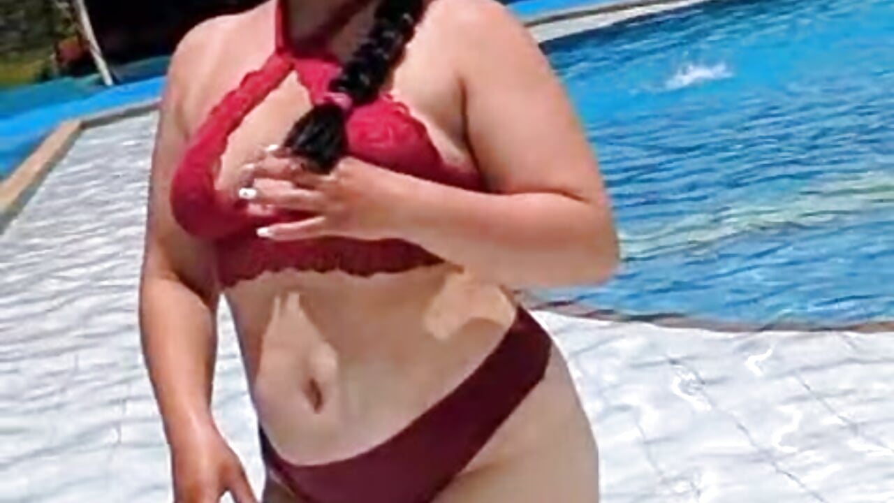 Enjoying summer and water