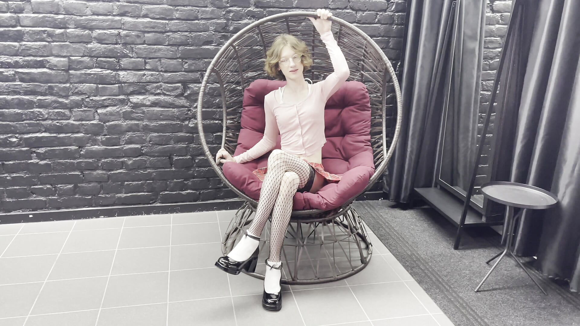 At the photostudio