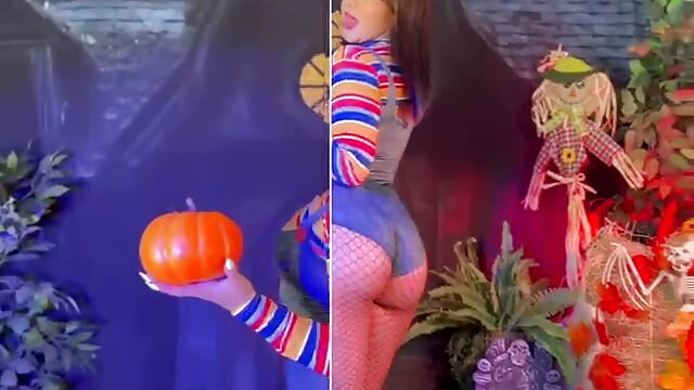 halloween - vidéo du modèle de showcams NikaVelvet1