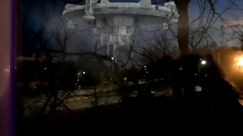 Glowing UFO Hovering outside Rock's Window (Filmed by Rock Starr) - video by TheRockShow cam model