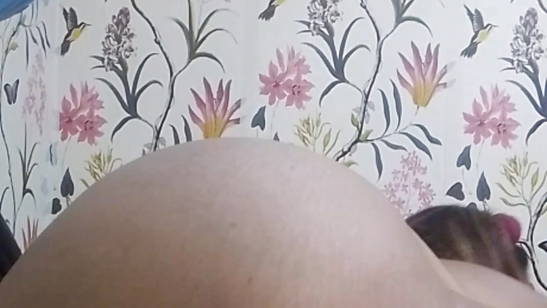 Licking Ang sucking my tits and playing myself