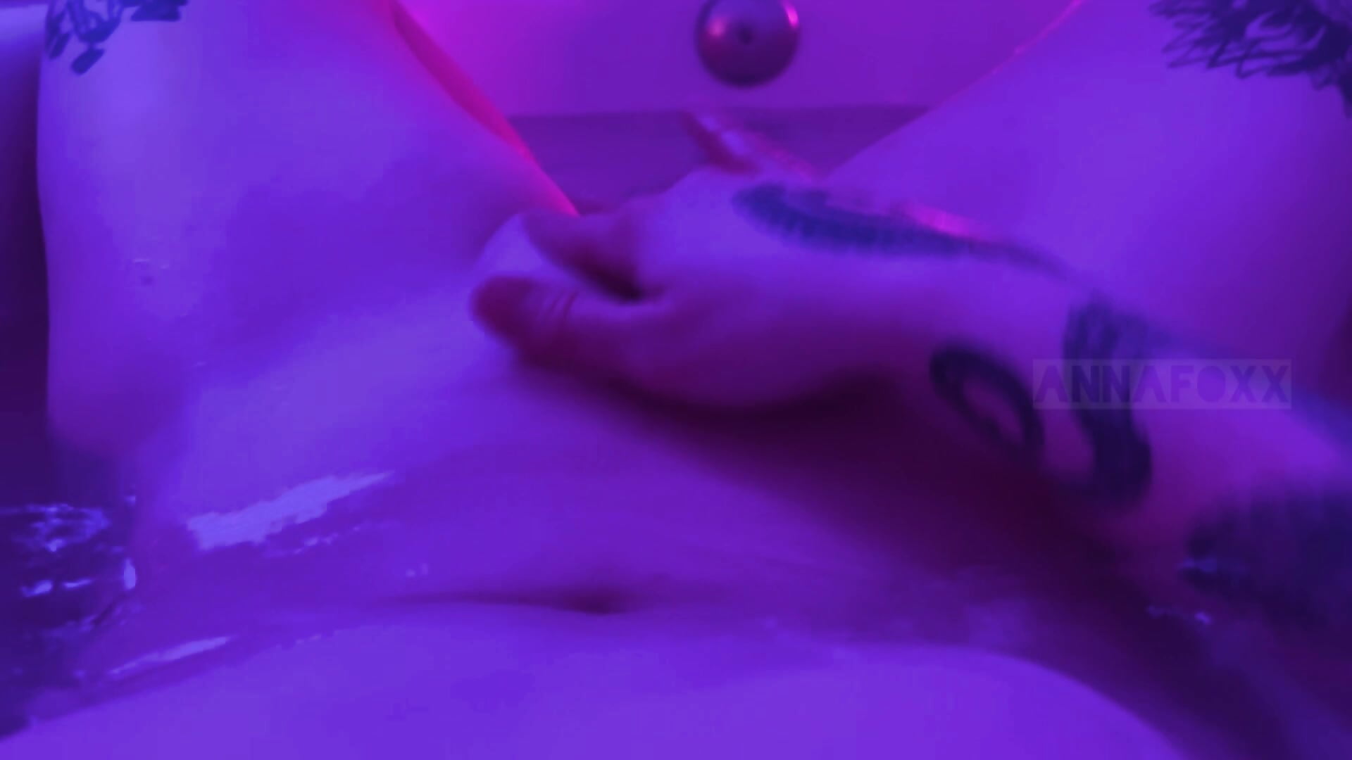 sensual masturbation in the bath