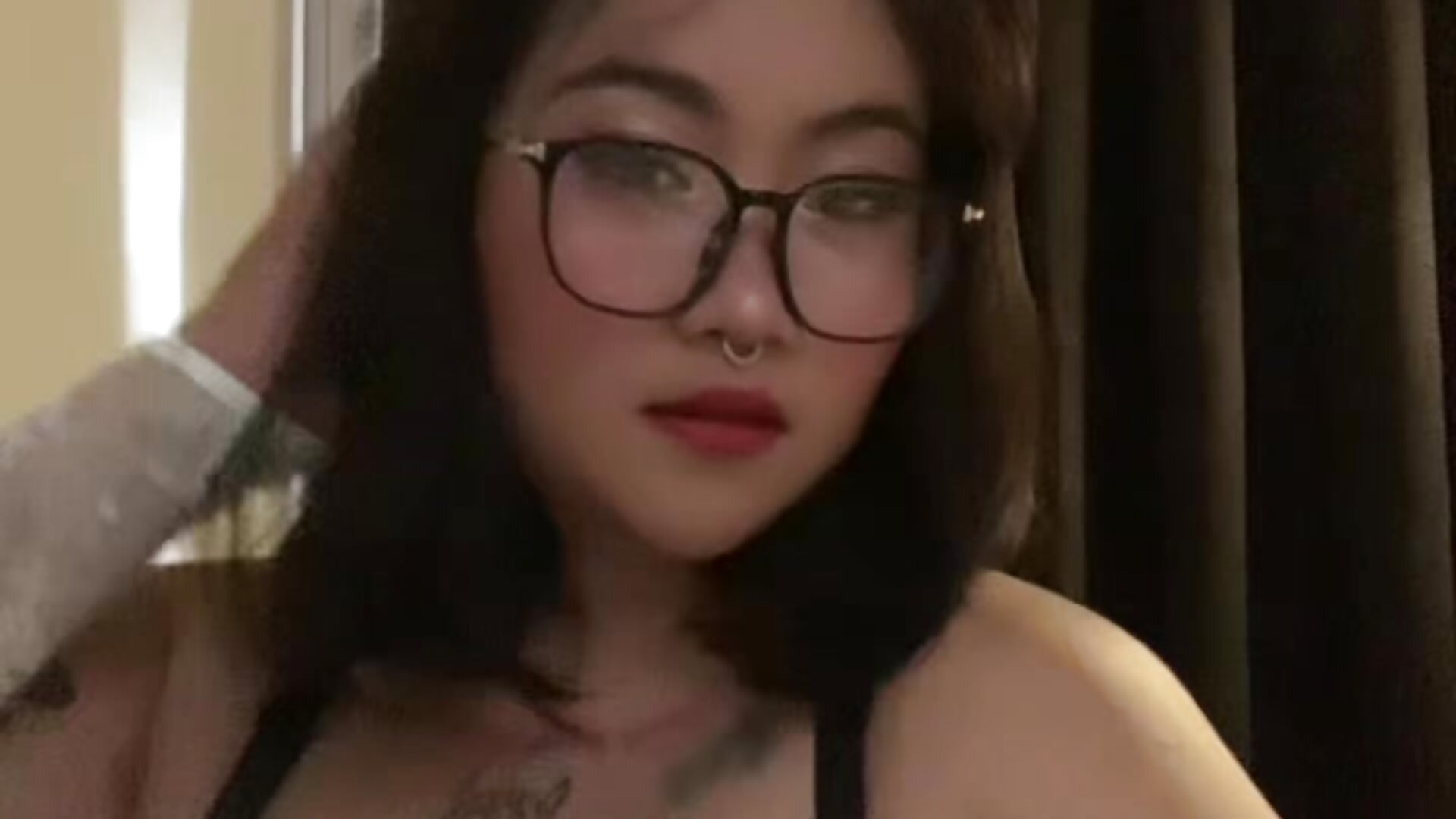 in my white lingerie 🥵🤍
