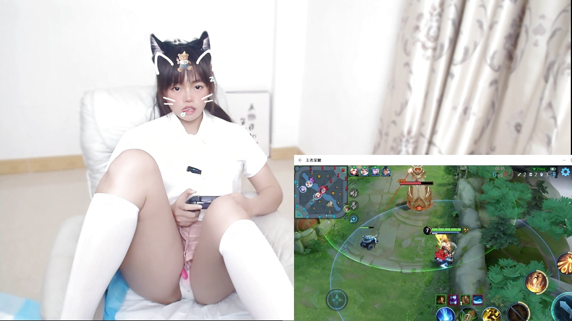 ！！！1全身光光啦氵氵 - video by Duolamei cam model