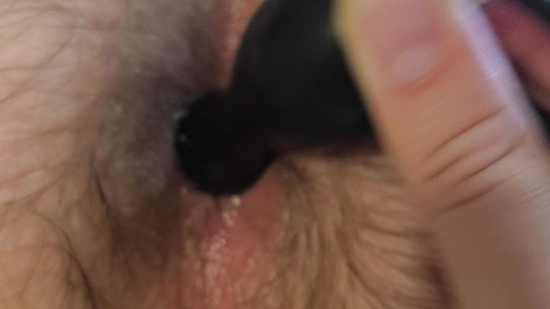 Anal toy in my ass 😈🔥