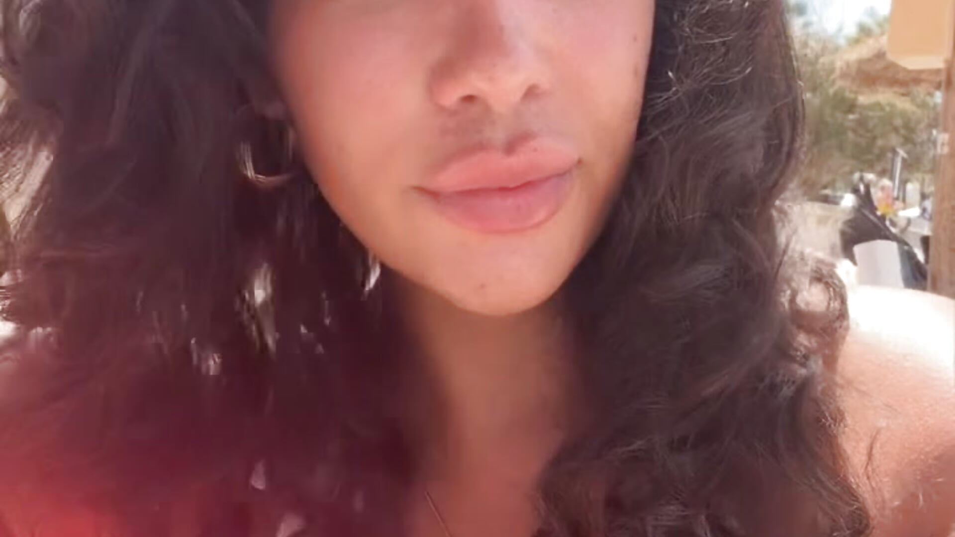 Curly hair no make up just me enjoy my natural look 👀☀️
