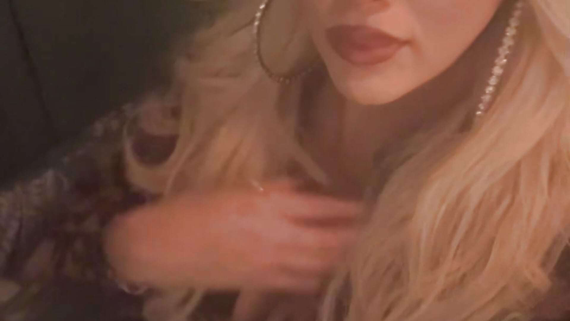 Checking my cleavage on a dinner date with my stepson - video by BarbiBentley cam model
