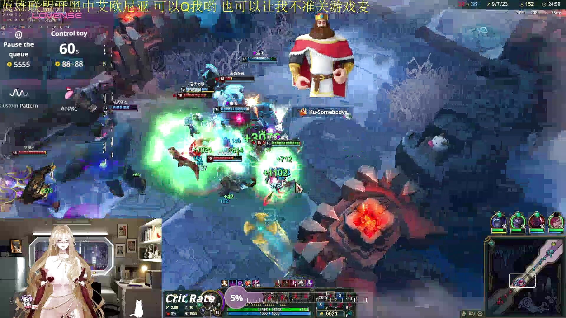 像苍蝇一样的海克斯大乱斗 - video by chenxiup cam model