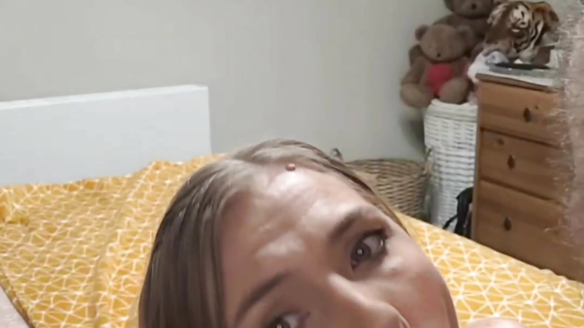 Suck slow and cum on ass, so hot he came twice 😋 - video av BlondieHCM cam model