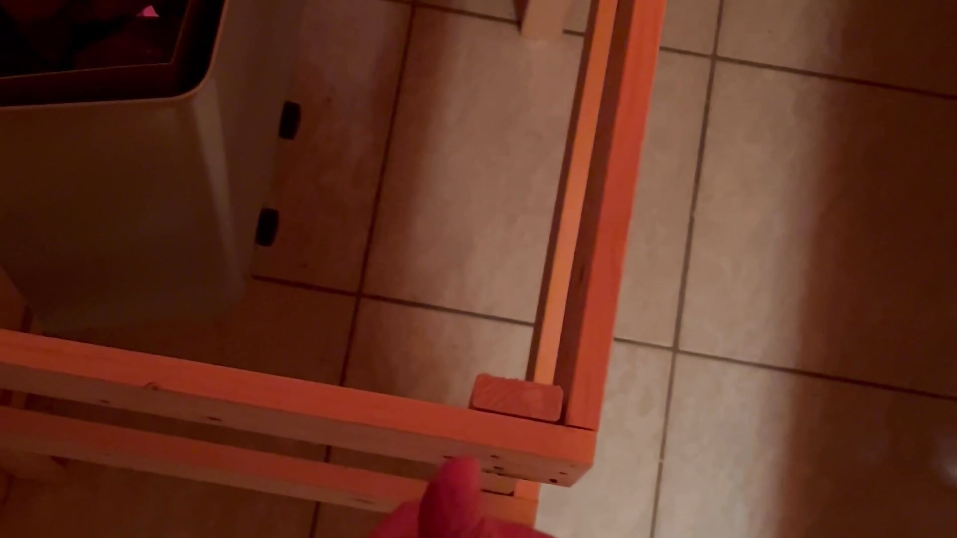 Sauna Cumshot on the hot stones