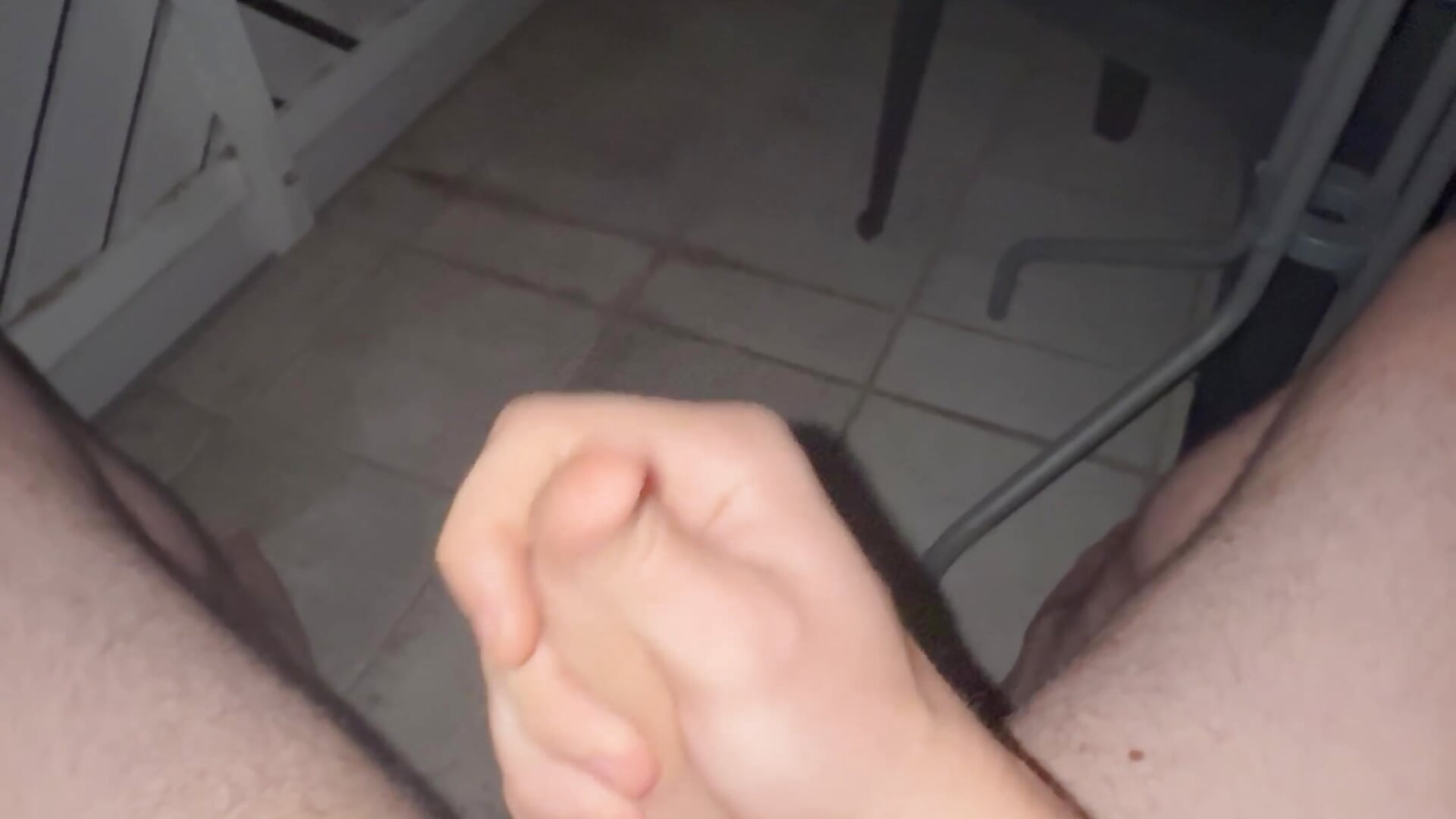 XXL Outdoor Cumshot at night